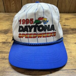 Vintage 1995 Daytona Speedweeks‎ Adjustable Hat & Pin